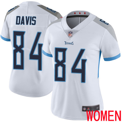 Tennessee Titans Limited White Women Corey Davis Road Jersey NFL Football #84 Vapor Untouchable->youth nfl jersey->Youth Jersey